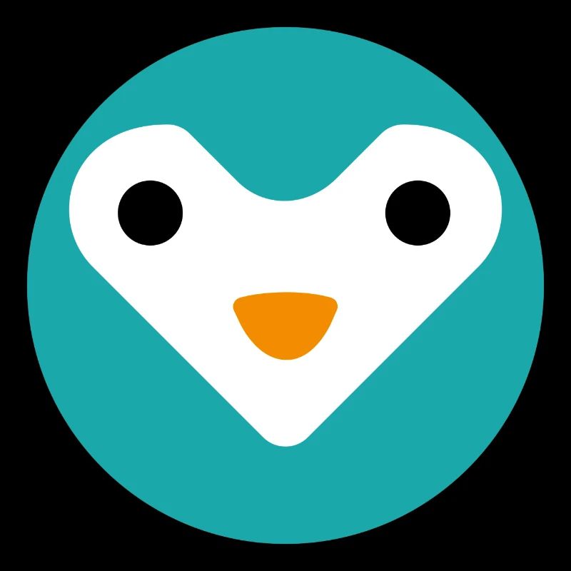 Minimalistische süße Eule