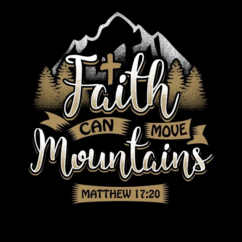 Matthew 17:20 Jesus Christ Cross Gift