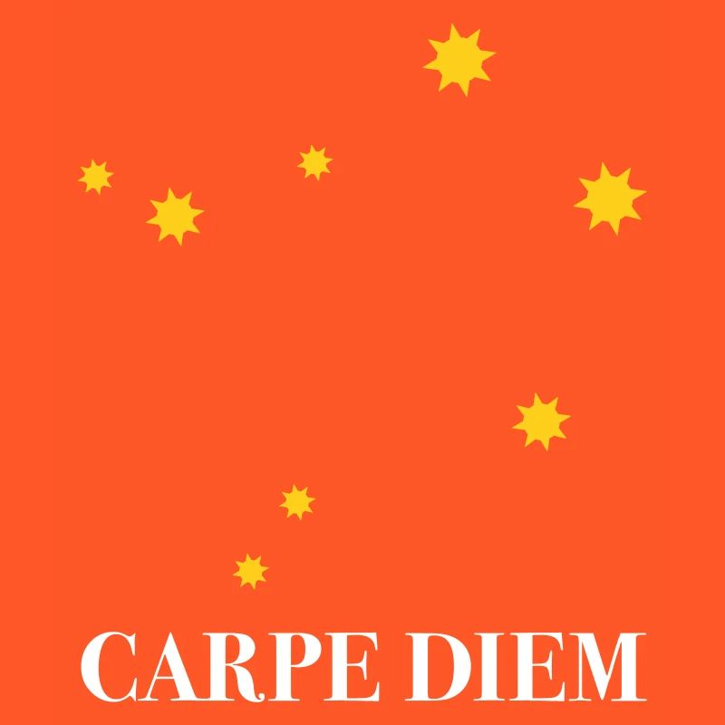 Carpe Diem nutze den Tag Sternbild Waage Libra Ode