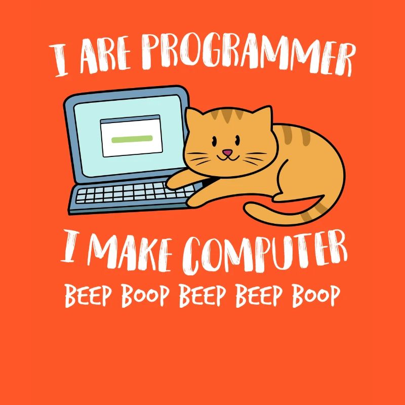 I Are Programmer Computer Lustige Katze Beep Boop