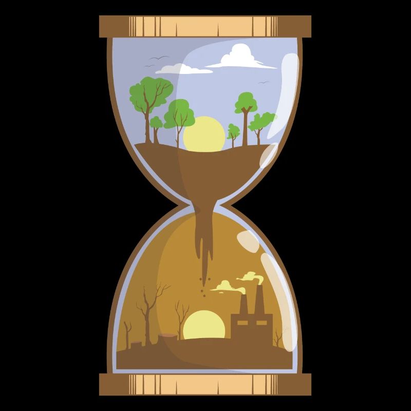Sablier / Pollution / Conservation