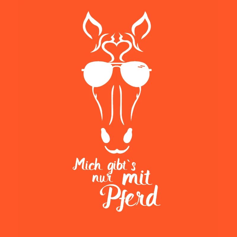 Pferde Tshirt Nur mit Pferd