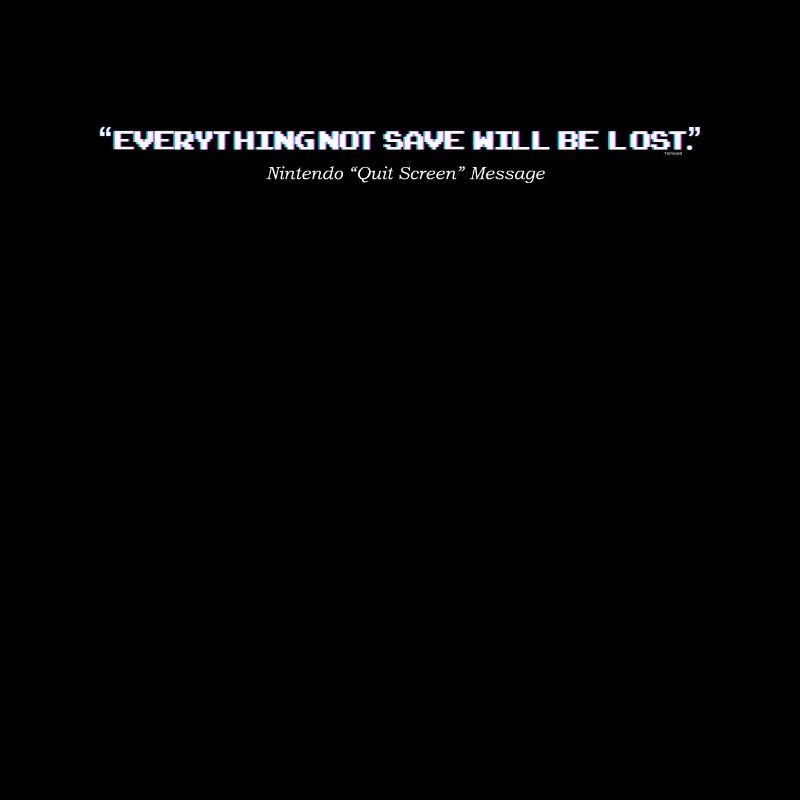 Retro Computer Screen message