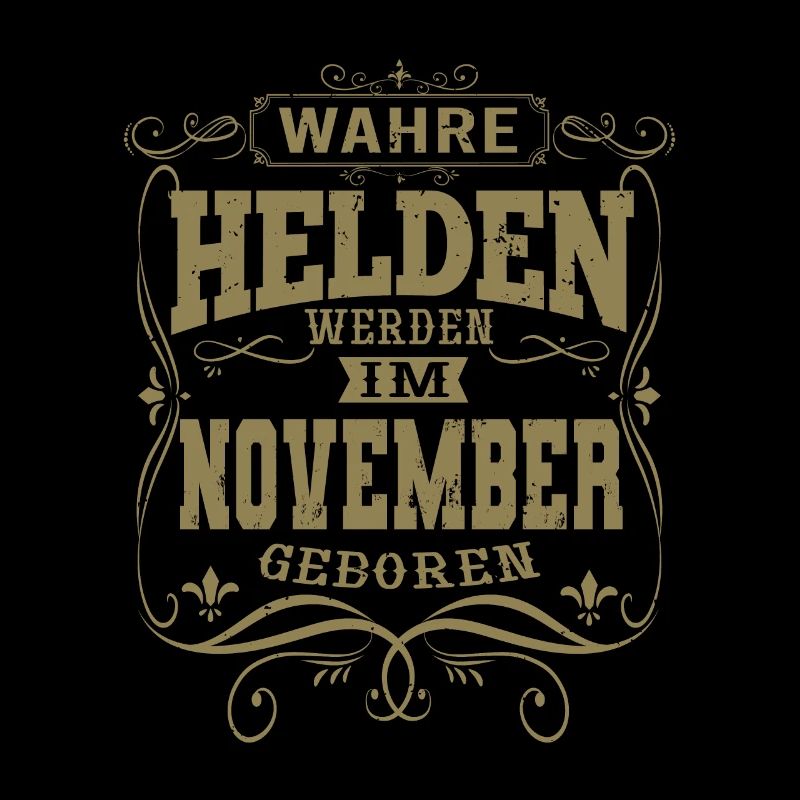 Wahre Helden werden im November geboren