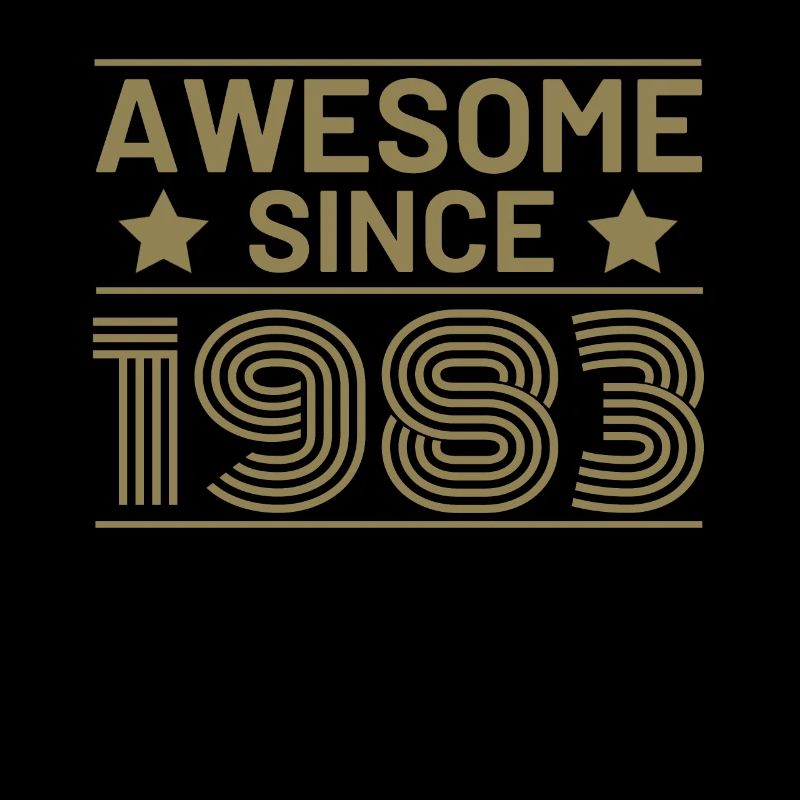 1983 Anniversaire Rétro