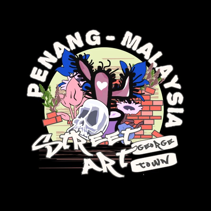 Peinture murale à Penang