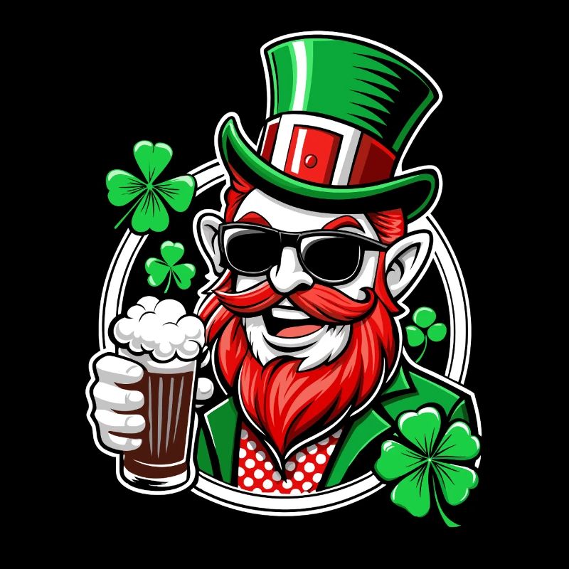 Leprechaun & Beer - Saint-Patrick - Irlande