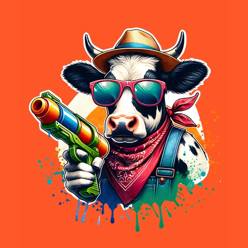 Pistolet à eau vache