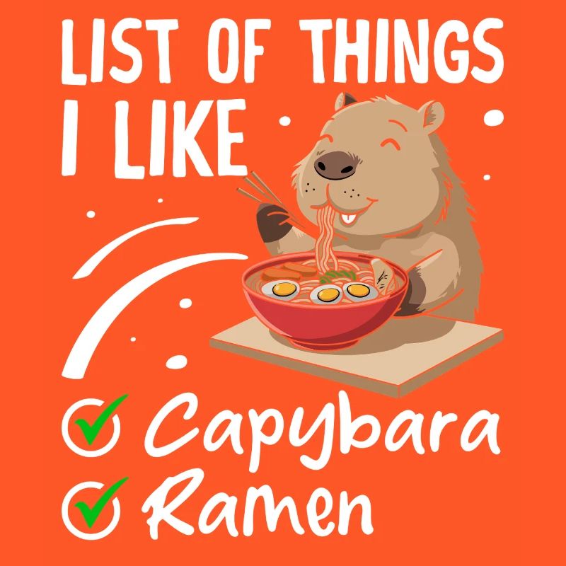 Capybara und Ramen – Perfekte Kombination