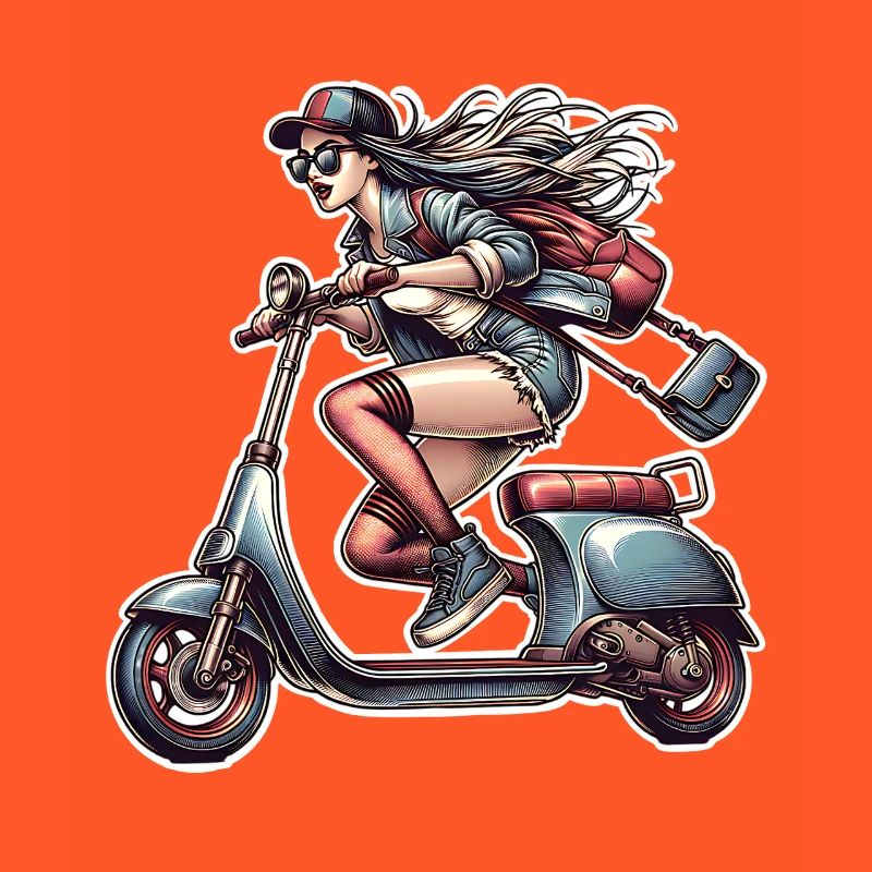 Motorroller Mofa Moped Roller