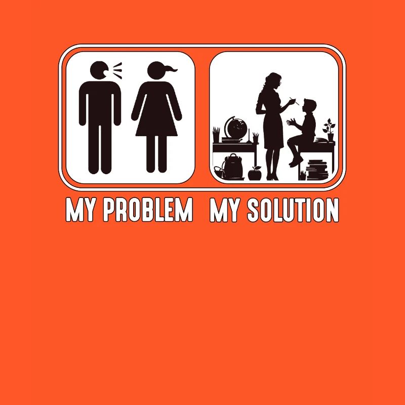 STEM Teacher My Problem My Solution Pictogram Mom