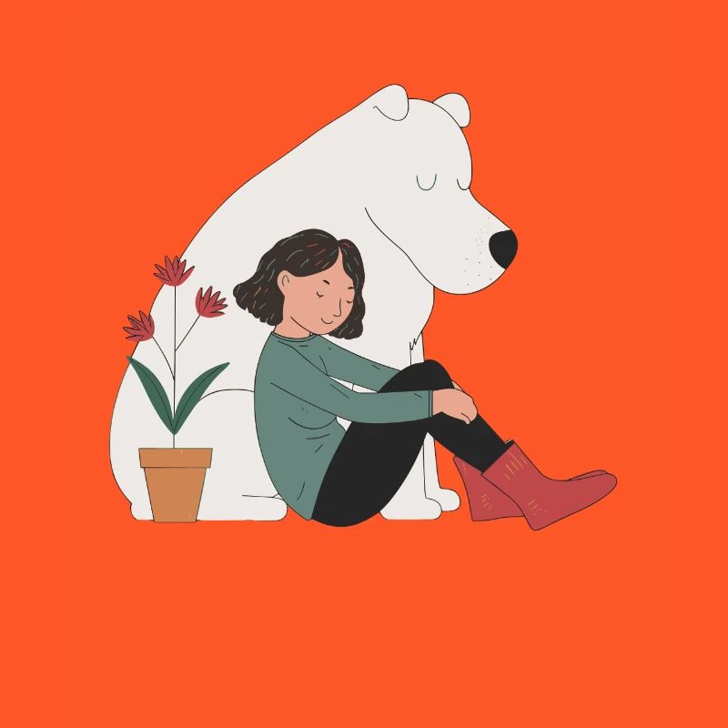 Friendship Between Man and Bear - Harmony