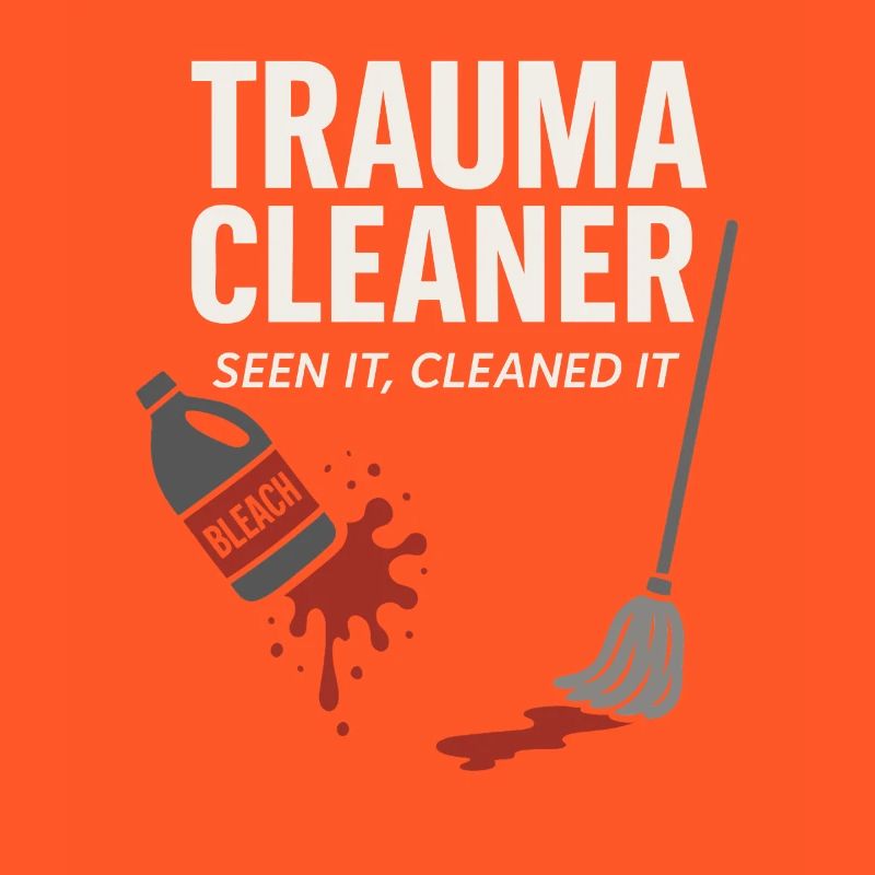 Forensic Cleaner Dark Humor Tatort Biohazard