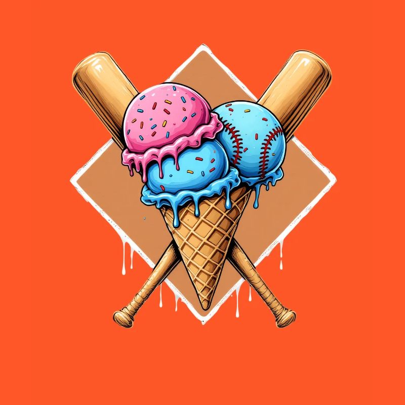 Baseball Eis Baseballschläger