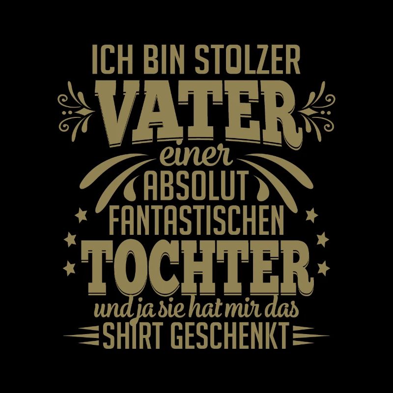 Stolzer Vater einer fantastischen Tochter