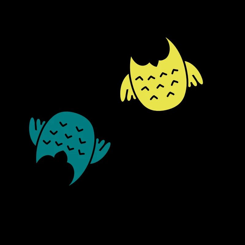 Geburtstag 40, Eulen am Drahtseil, rund