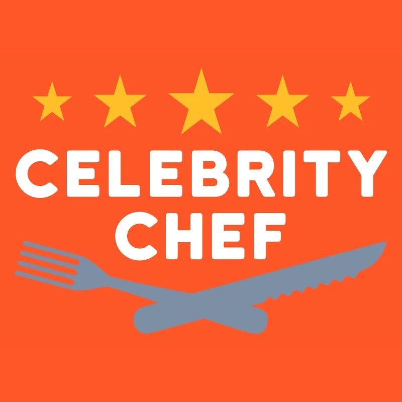 Celebrity chef (five stars, fork, knife)