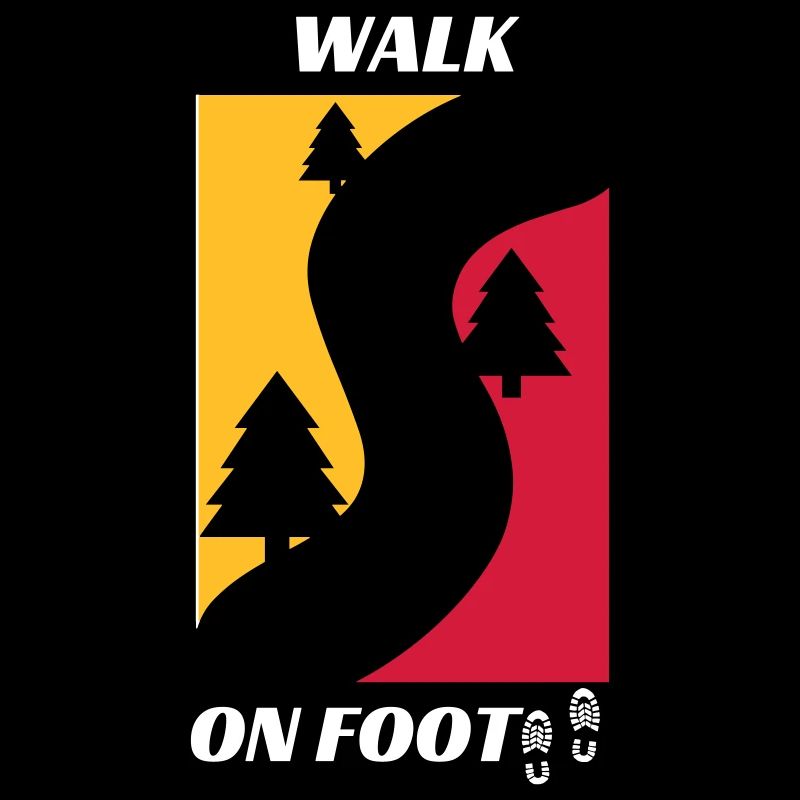 Le chemin de la marche a pied