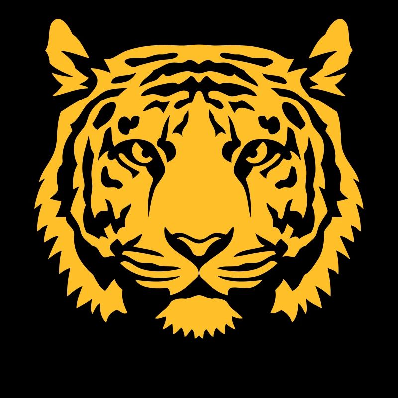 tiger cartoon tiger face 26