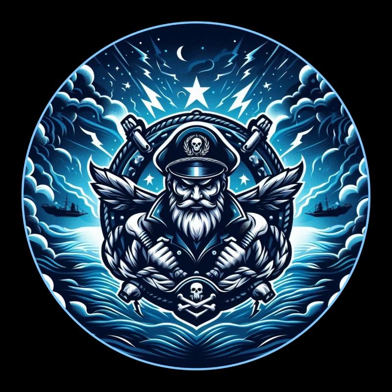 Captain in the Storm Logo