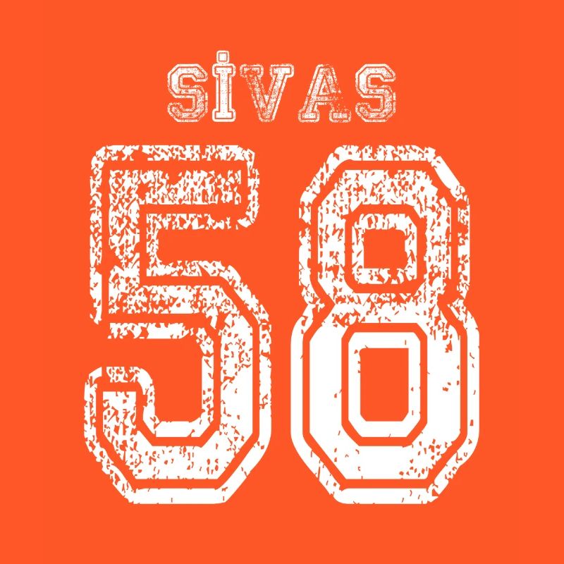 58 Sivas plaque d'immatriculation turque comme un cadeau