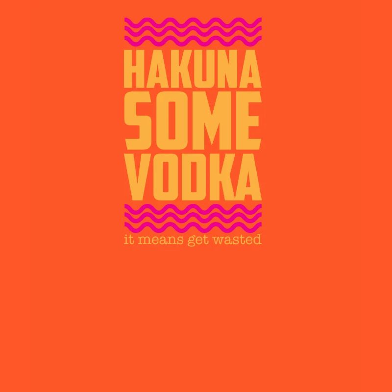 Hakuna Einige Vodka Geschenk