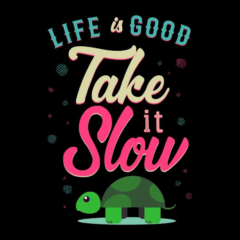 Life is Good Take it Slow Turtle Gift
