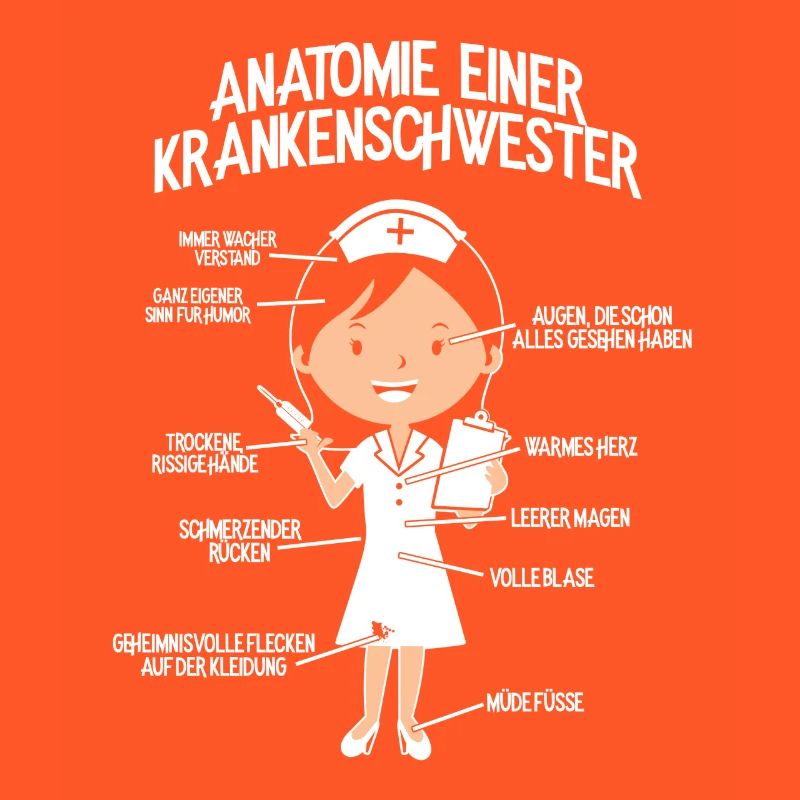 Anatomie einer Krankenschwester - Geschenk