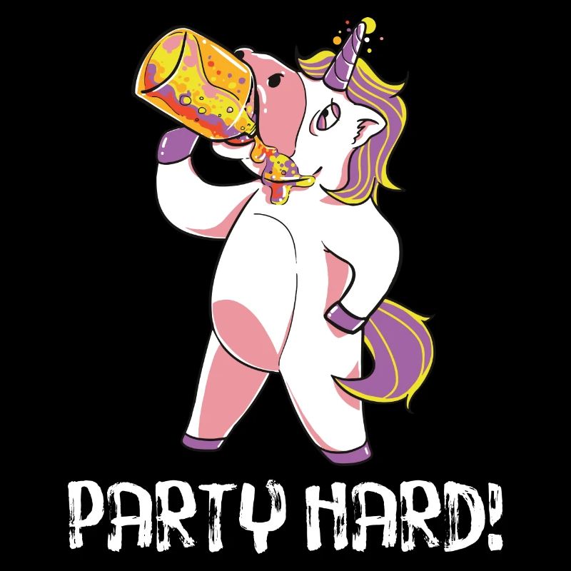 Lustig witzig Einhorn betrunken Geschenk Weihnacht