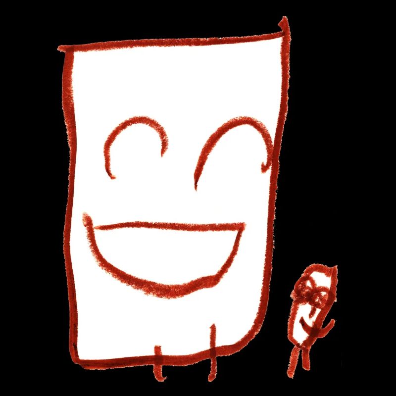 Happy fellas (white)