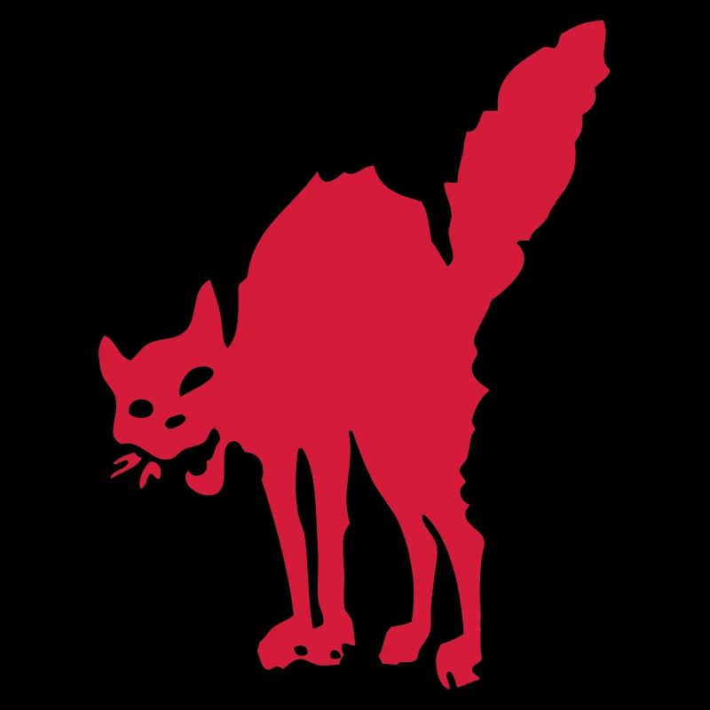 Chat noir et chat rouge