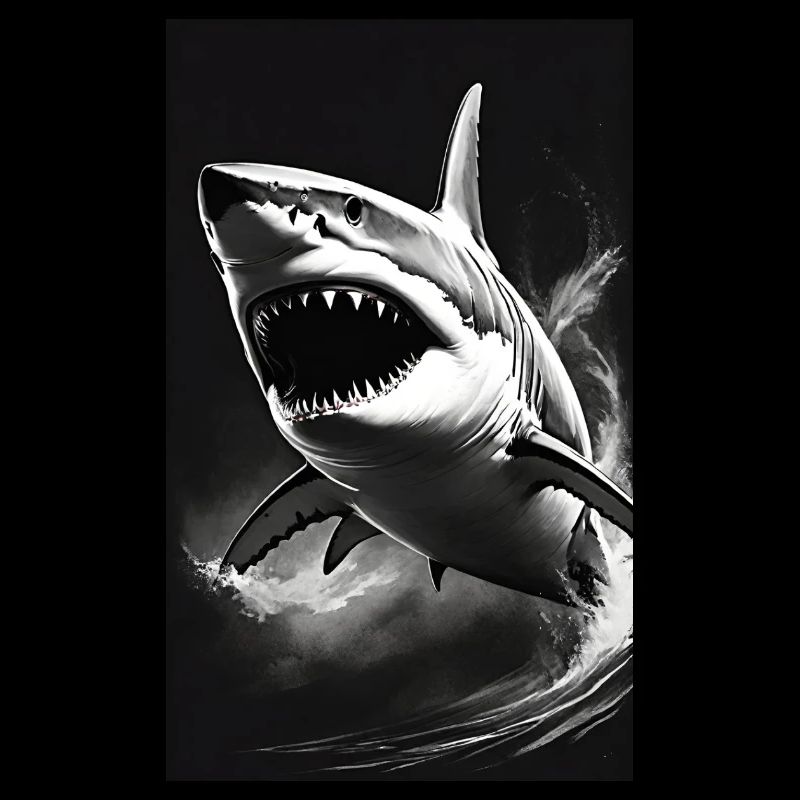 Requin | Grand requin blanc | Créature marine | Poisson