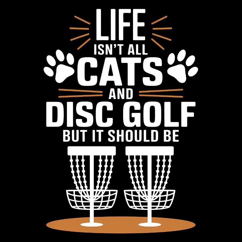 Discgolf Spruch Katzen Lustiges Discgolf Geschenk