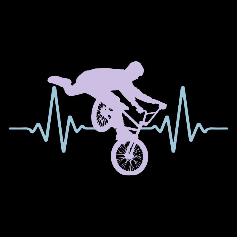 Herzschlag BMX Puls EKG | Farben änderbar