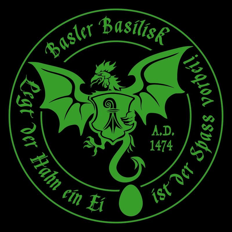 Basilisk von Basel (dunkle Variante)