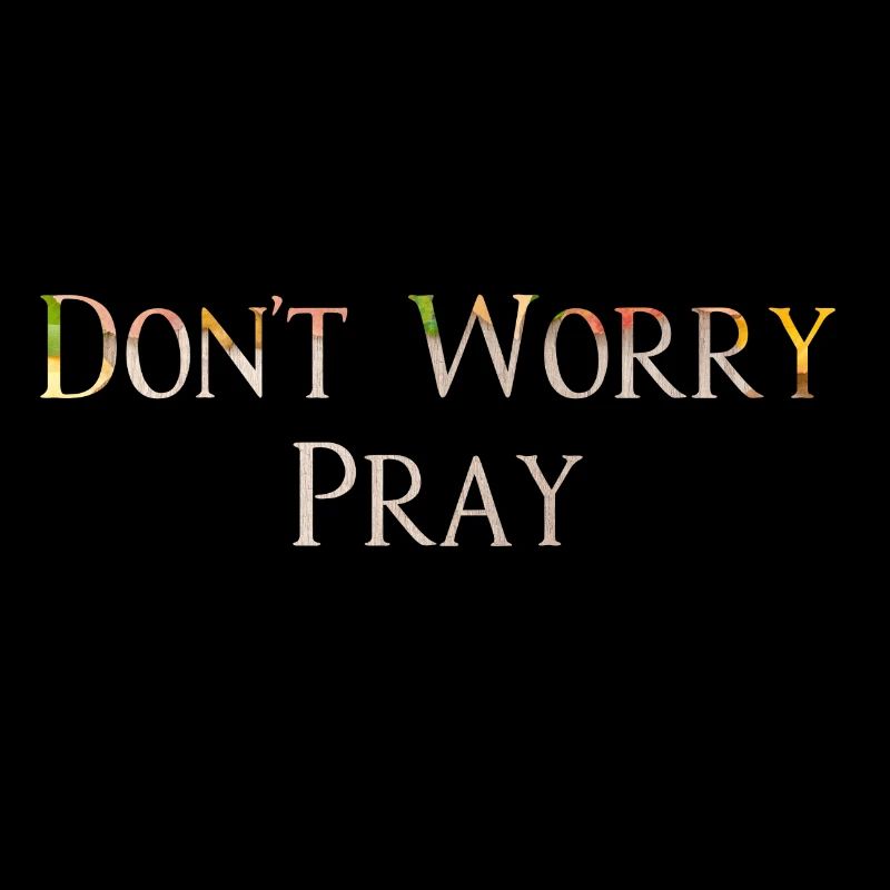 Dont worry pray Geschenk Christliche T-Shirts