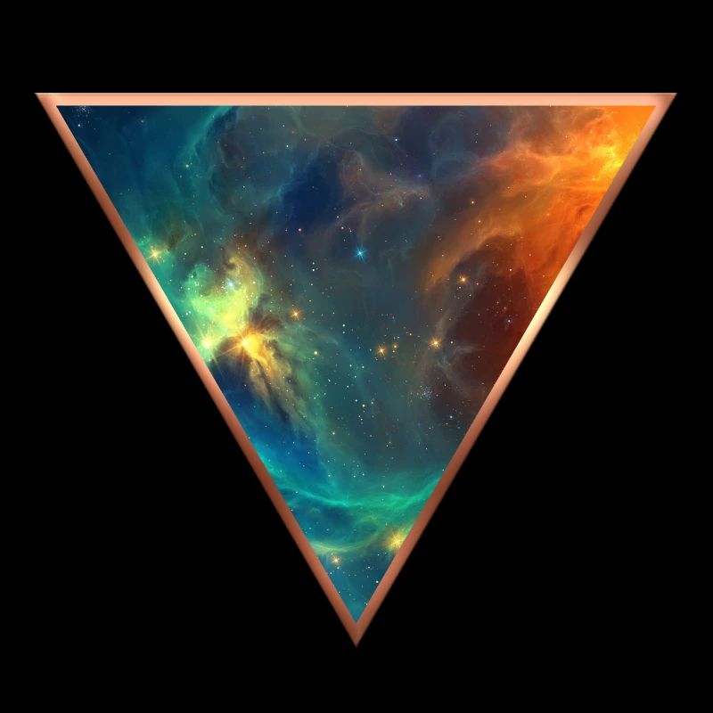 Cosmos, universe, space, galactic triangle