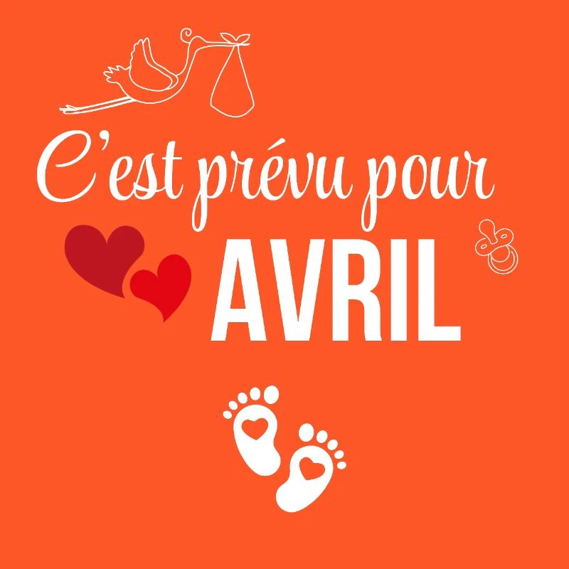 C’est prévu pour avril - annonce de grossesse