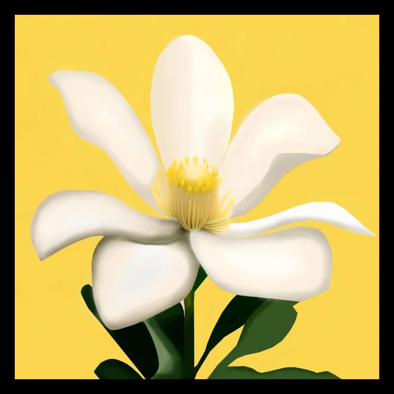 Une fleur blanche impressionnante
