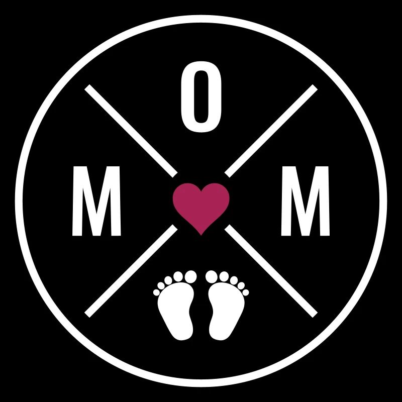 Mom Herz Baby Babyfüße Mutter Liebe Muttertag Mama