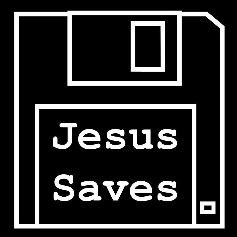 Jesus Saves - Floppy Disk