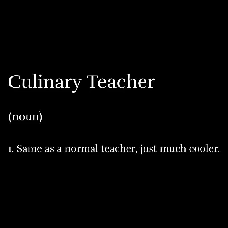 Professeur de cuisine
