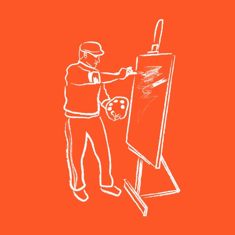 Artist Painter Canvas Art Gift Idea Hobby