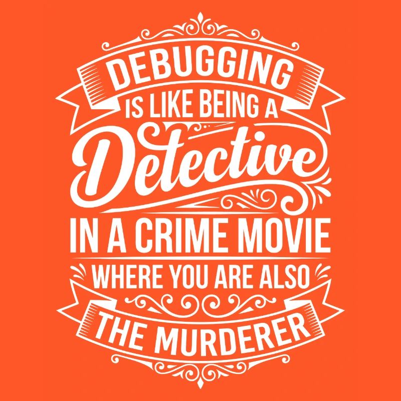 Debugging Detective Saying