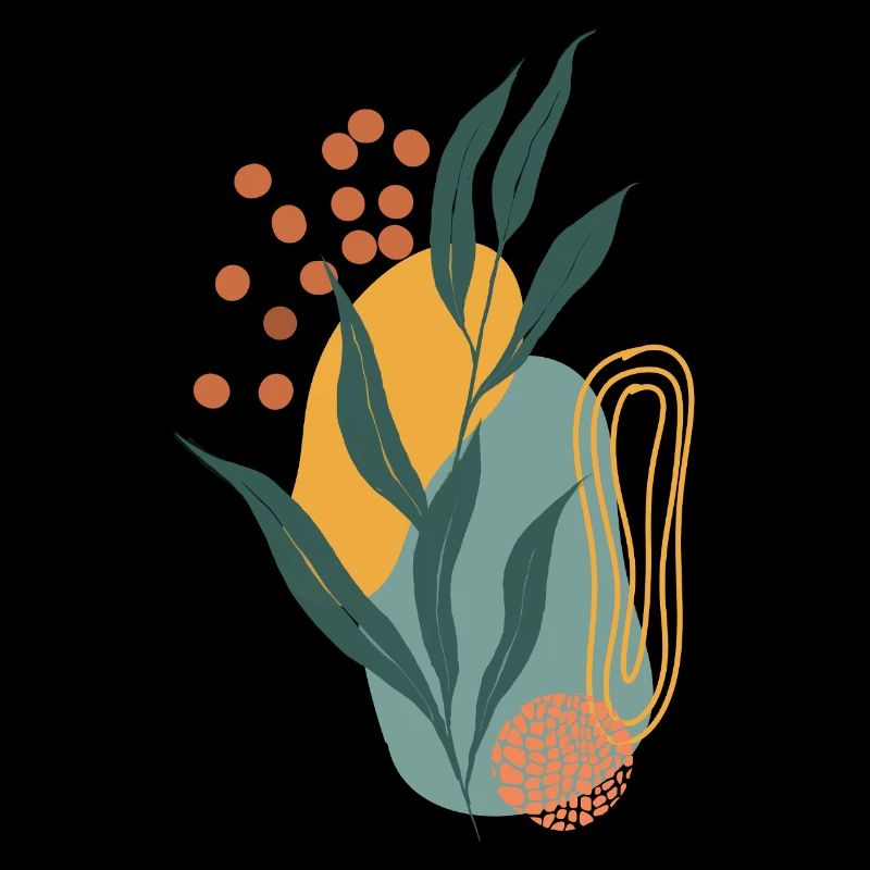 botanical wall art background