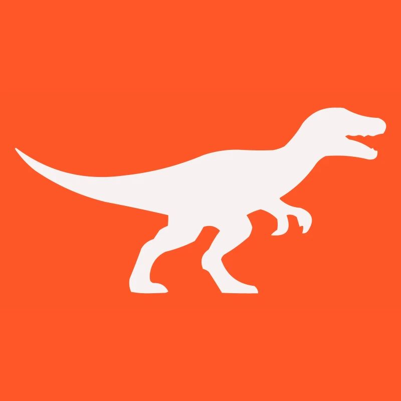 Raptor T Rex Silhouette