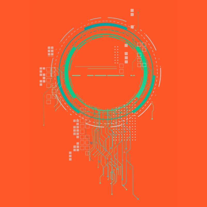 CPU PC PCB Spaceship Code Nerd PC Pixel Coder