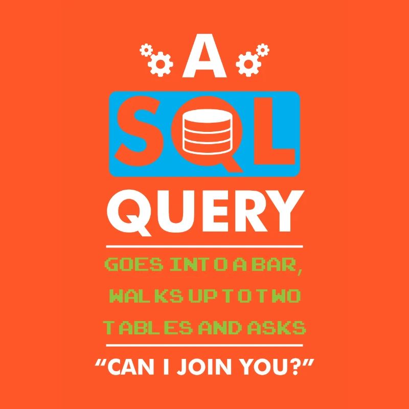 A SQL Query Goes Into A Bar Datenbank Entwickler