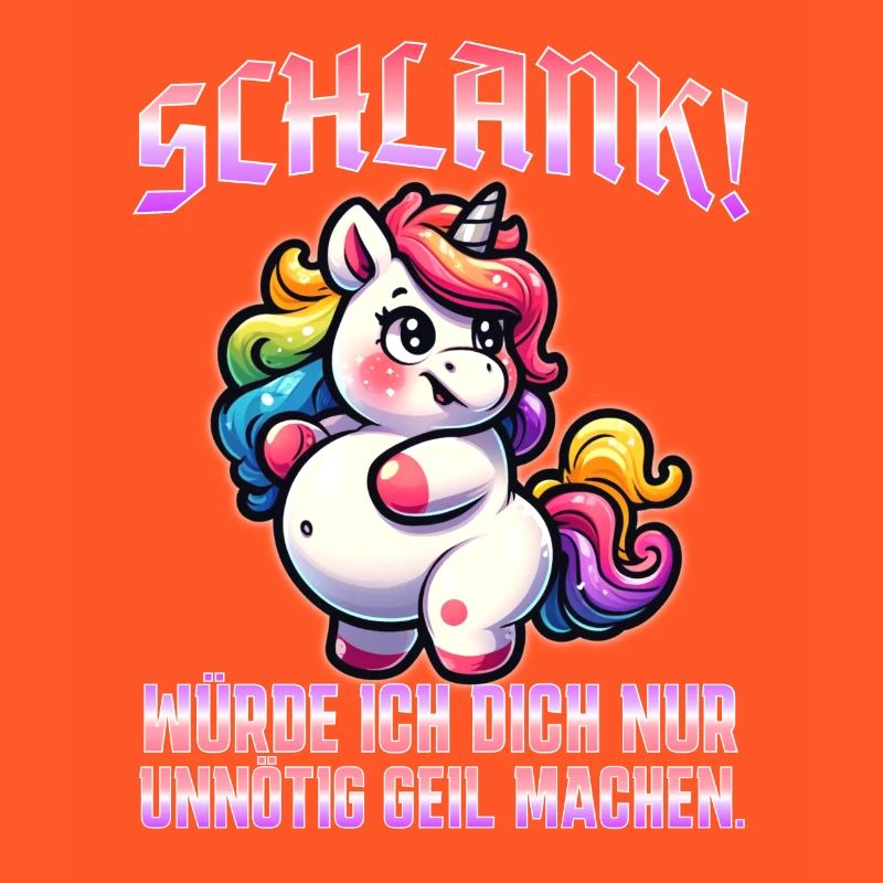 Schlank & Selbstbewusst: Ironisches Statement