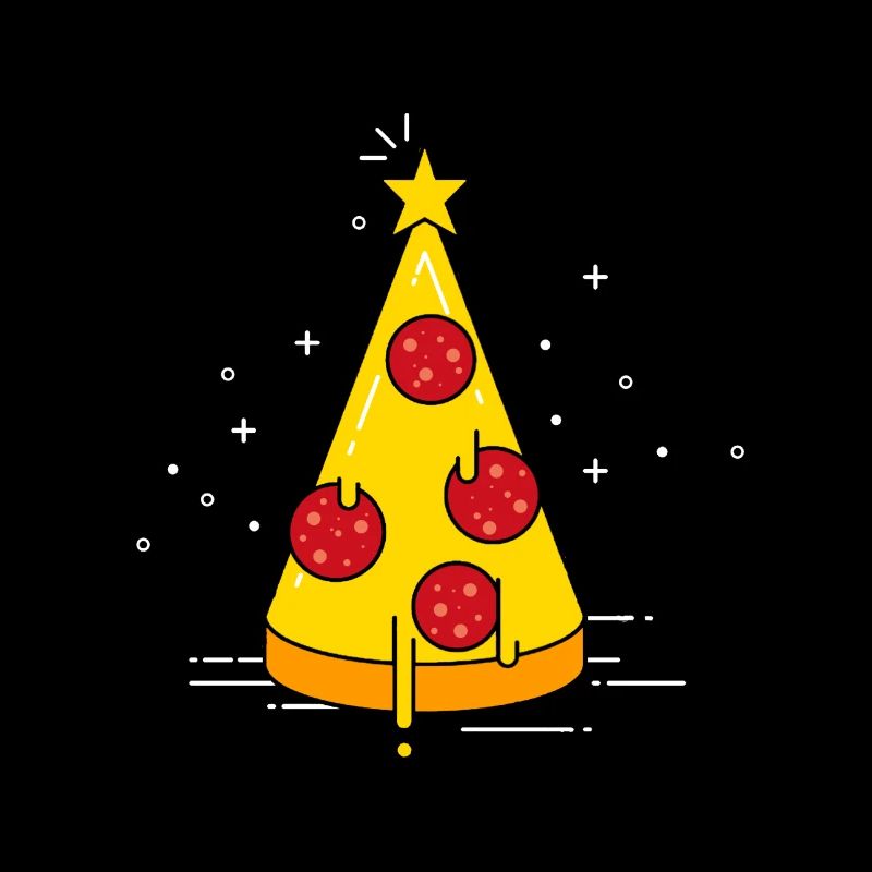 Pizza Christmas Tree